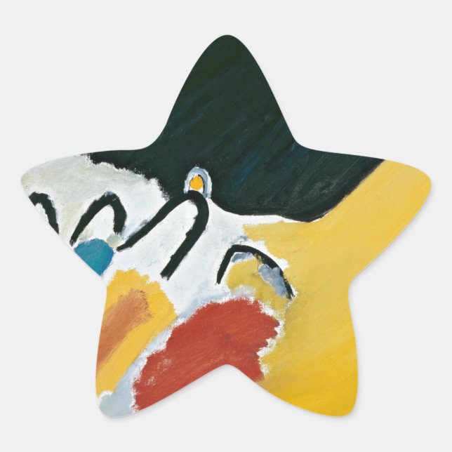 Adesito Estrela Pintura de Abstrato do concerto de Impressão Kandi (Frente)