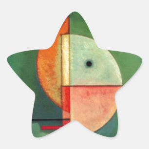 Adesito Estrela Pintura de Abstrato para Cima do Kandinsky