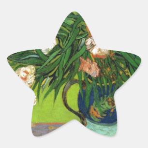 Adesito Estrela Pintura Vintage de Van Gogh Flores em Flor Vinhas