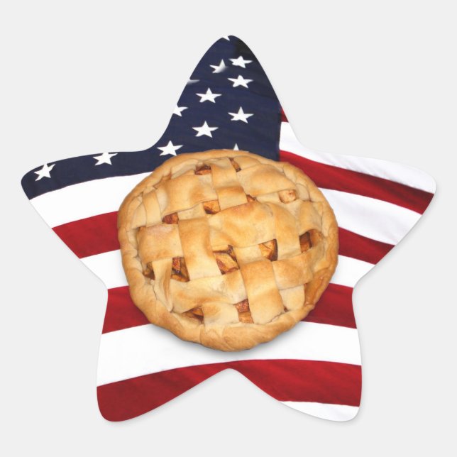 Adesito Estrela Pizza Americana (Pizza Apple com Bandeira American (Frente)