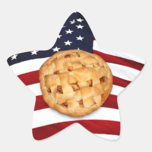 Adesito Estrela Pizza Americana (Pizza de Apple com Bandeira Ameri