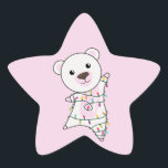 Adesito Estrela Polar Urso Natal Neve Animais de inverno Sta Polar<br><div class="desc">O urso polar de Natal com luzes de fadas. Animais engraçados com presentes e neve até as férias. Também é engraçado para o Natal em julho. Os ursos polares são animais doces e perfeitos para o Natal.</div>