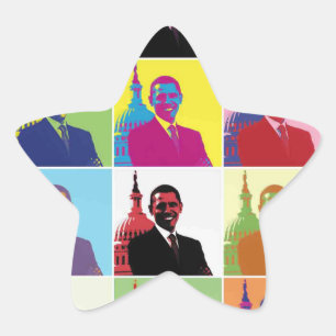 Adesito Estrela Pop art do presidente Obama