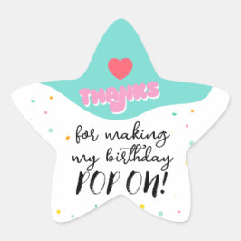 Adesito Estrela Pop sobre Festa de aniversário