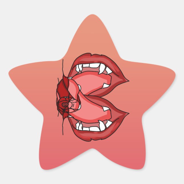 Adesito Estrela Presas Libertadas: Expressão cruel de um vampiro (Frente)