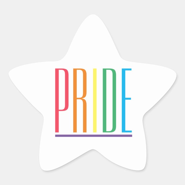 Adesito Estrela PRIDE Star Stickers (Frente)