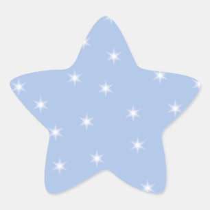 Adesito Estrela Projeto das estrelas brancas e azuis