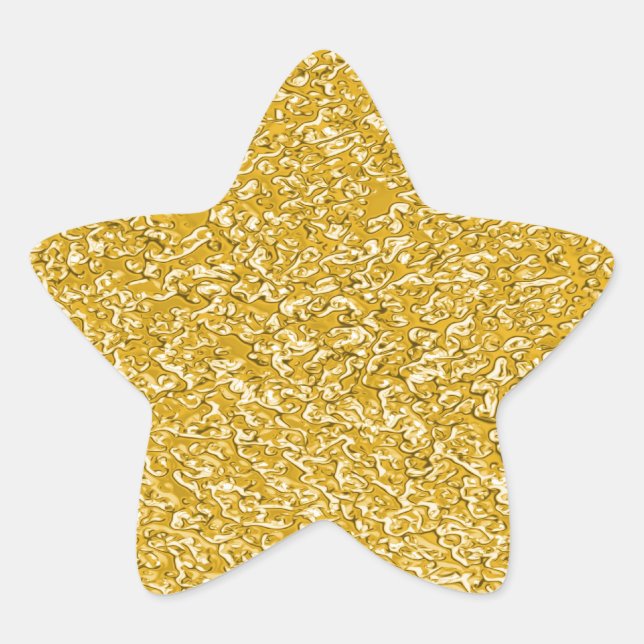 Adesito Estrela PURE DOURADO Splatter Patterno + texto/foto (Frente)