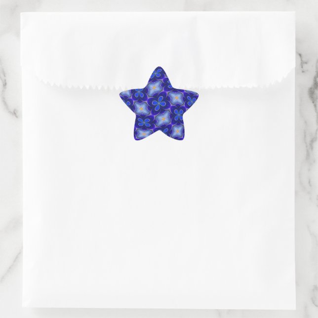Adesito Estrela Quatro Padrões de plástico (Bolsa)