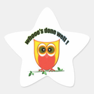 Adesito Estrela que se saiu bem, coruja fofa