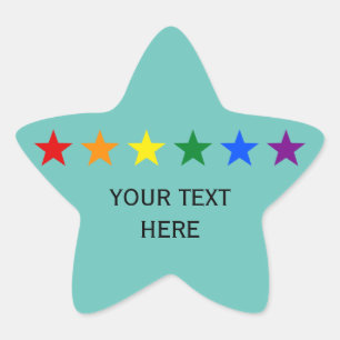 Adesito Estrela RAINBOW FLAG STARS + suas ideias