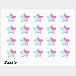 Adesito Estrela Rainbow Paint Splatter
