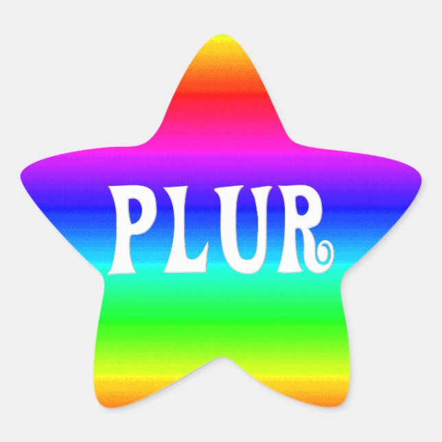 Adesito Estrela Rainbow PLUR (Frente)