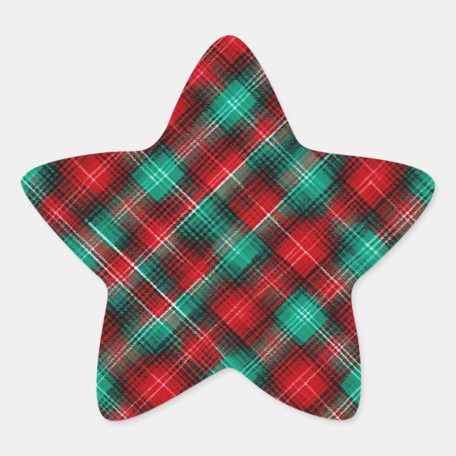 Adesito Estrela Red and green holiday plaid (Frente)