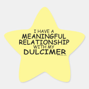 Adesito Estrela Relacionamento Significativo Dulcimer Star Sticker