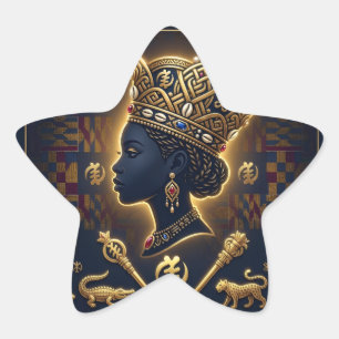 Adesito Estrela Retrato majestoso de rainha africana