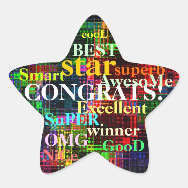 Adesito Estrela Ripples Coloridas (Frente)