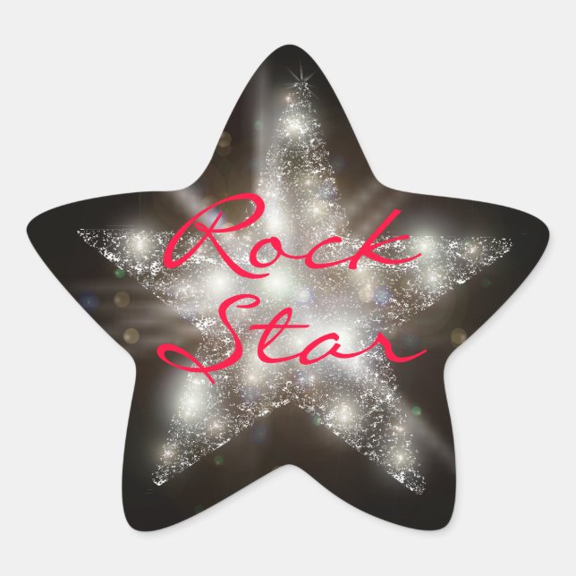 Adesito Estrela Rock Star Stickers (Frente)