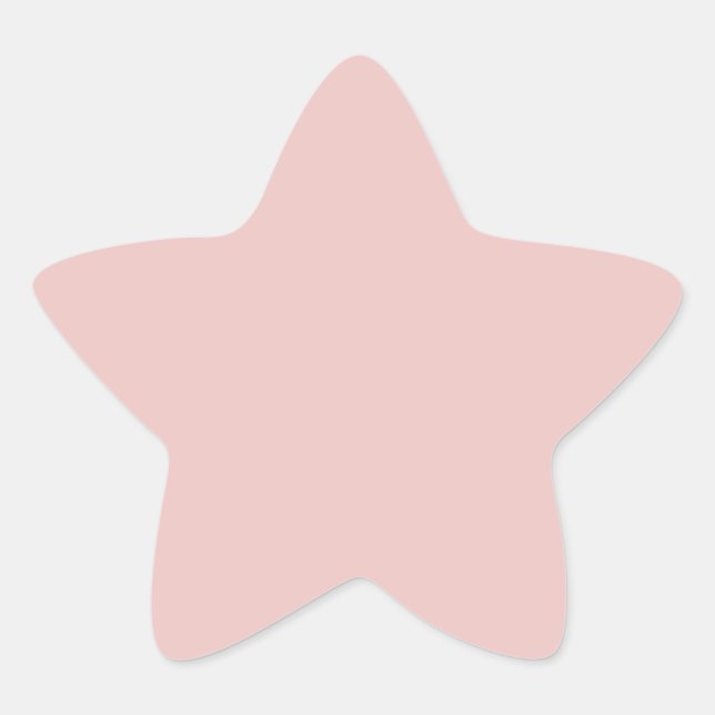 Adesito Estrela Rosa claro de cor de tendência (Frente)