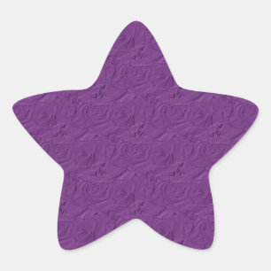 Adesito Estrela Rosas embutidas Lavandas com ponteiro roxo