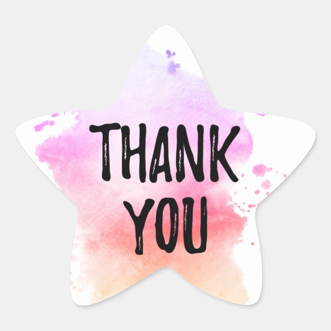 Adesito Estrela Rótulo Obrigado (Frente)