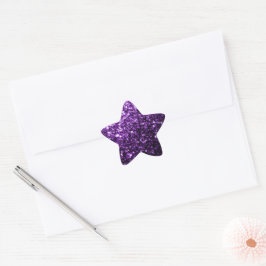 Adesito Estrela Roxo escuro brilho falso brilhos faiscantes