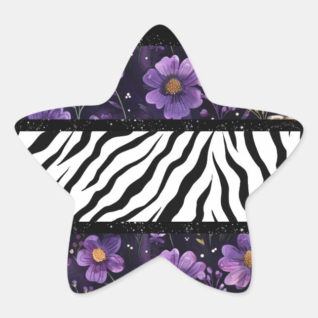 Adesito Estrela Saco preto branco-preto-branco-preto-roxo (Frente)