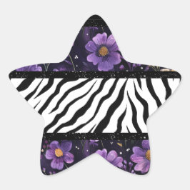 Adesito Estrela Saco preto branco-preto-branco-preto-roxo