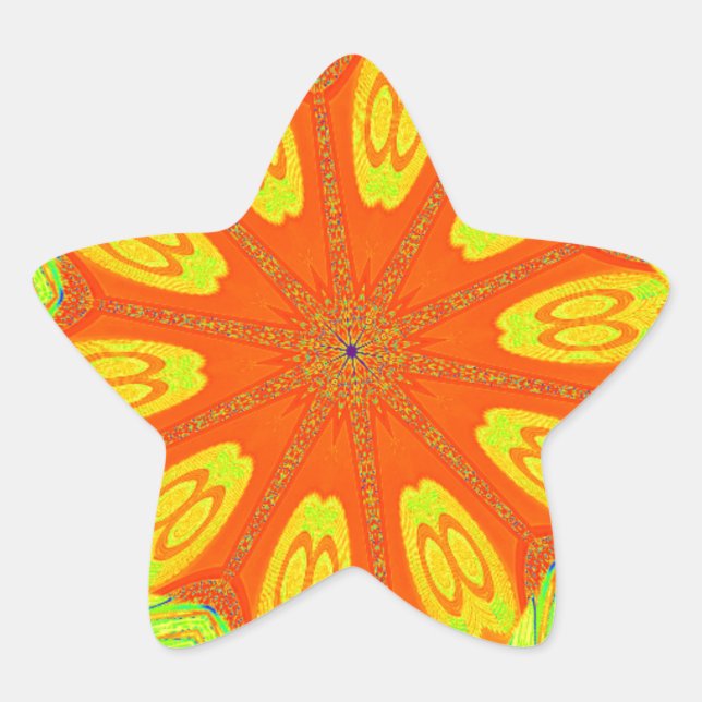 Adesito Estrela Samba Motif Art Impressão (Frente)