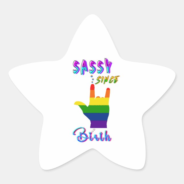 Adesito Estrela Sassy Desde o Nascimento (Frente)