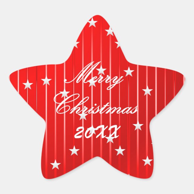 Adesito Estrela Seja Feliz e Cartão-postal brilhante (Frente)