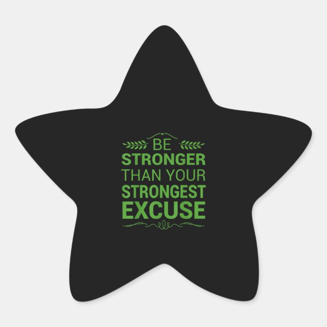 Adesito Estrela Seja Mais Forte Que Com Mais Desculpa, Gym Motiva  (Frente)