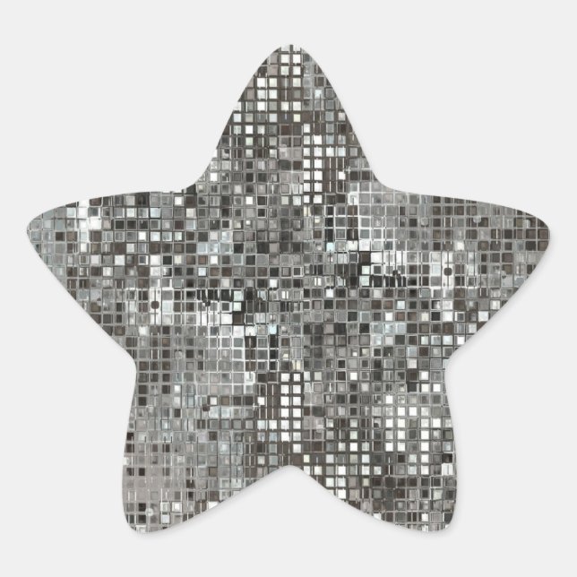 Adesito Estrela Sequins Star Sticker (Frente)