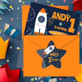 Adesito Estrela Sexo Neutro Espaço Exterior Primeira Festa de aniv