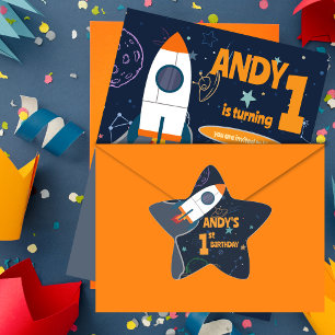 Adesito Estrela Sexo Neutro Espaço Exterior Primeira Festa de aniv