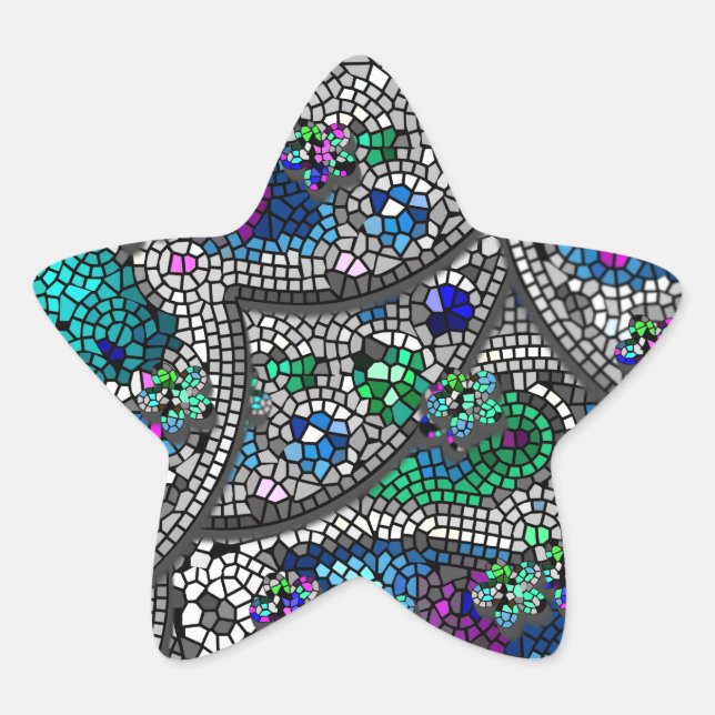 Adesito Estrela Silver Acentua Arte Mosaica (Frente)
