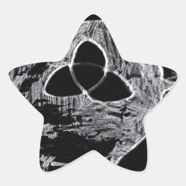 Adesito Estrela símbolo wiccan das bruxas (Frente)