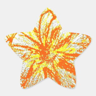 Adesito Estrela Star Stickers yellow Gerbera
