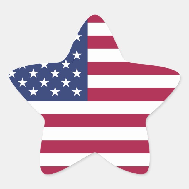Adesito Estrela Sticker American Flag (Frente)