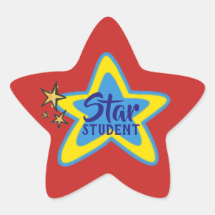 Adesito Estrela Stickers Estudantes Estrelas