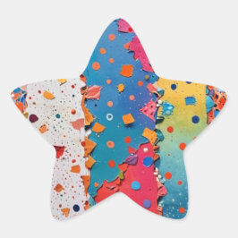 Adesito Estrela Stickers for Kids' Party
