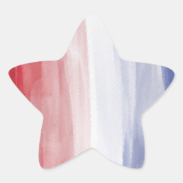 Adesito Estrela Stripe Azul Branco Vermelho