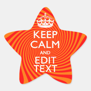 Adesito Estrela Tangerina e Vermelho Decor de Rochas para a Sua Ca