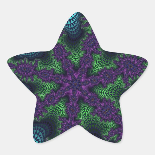 Adesito Estrela Teal e Starburst Verde (Frente)