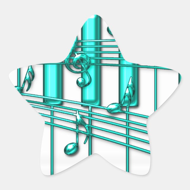 Adesito Estrela Teclado Turquoise Piano (Frente)