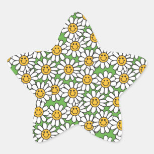 Adesito Estrela Teste padrão de flores da margarida