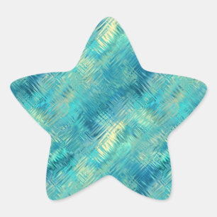 Adesito Estrela Textura Azul de Cristal Azul Aquamarine