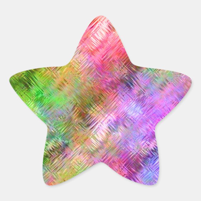 Adesito Estrela Textura colorido de vidro óptico (Frente)