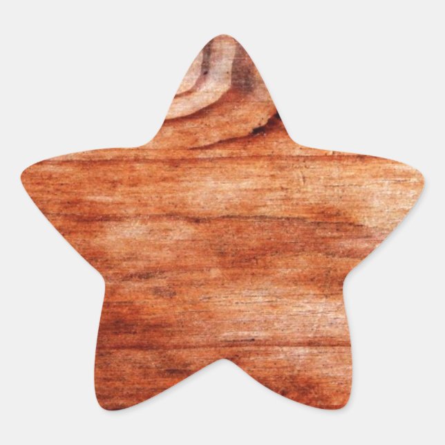 Adesito Estrela Textura de grão de madeira (Frente)