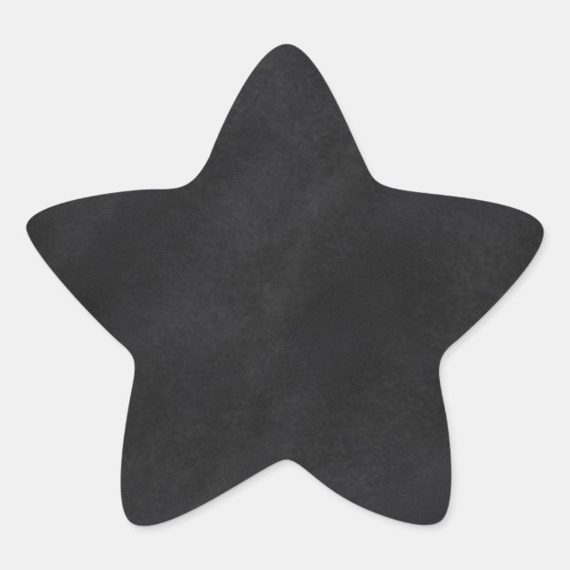 Adesito Estrela Textura de quadro negro retrô (Frente)